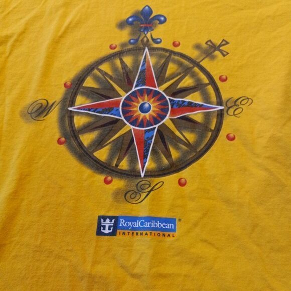 Vintage Single Stitch Royal Caribbean T-shirt Yatching Boating Cruise Nautical - Picture 2 of 10